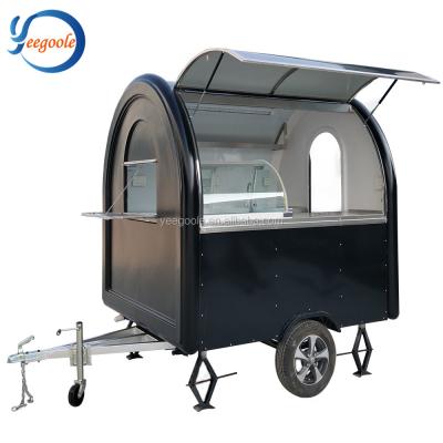 China Mobile Vegetable Processing Factory Street Trailer/Cinema/Park Food/School Waffle Food Cart For Sale/Hot Dog Churros for sale