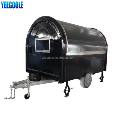 China High quality vegetable processing plant factory direct sale favorable price mobile food cart trailer fryer food cart for sale