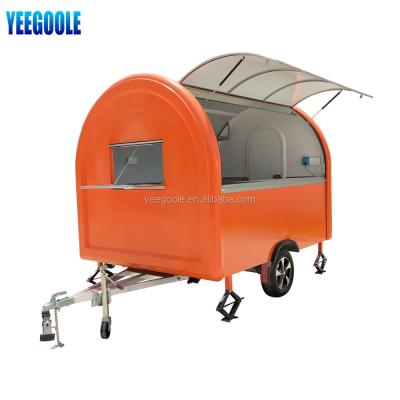 China 2019 vegetable processing factory mobile food trailer/caravan trailer for sale concession/food trailer for sale YG-LSS-01 for sale