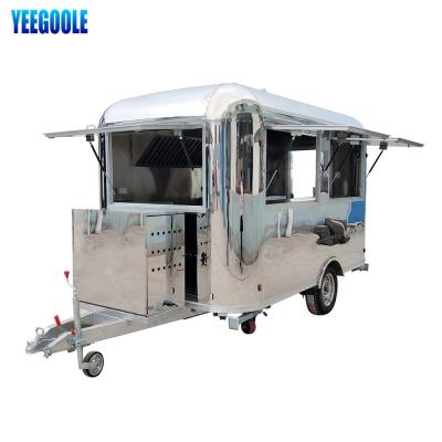 China Promotion YEEGOOLE Snack Fryer Outdoor Air Conditioner Griddle Fast Food Trailer African Ce for sale