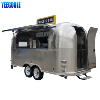 China Vegetable Processing Plant New Arrival Tow Bar Fast Food Vans /Mobile Food Truck For Sale CE for sale