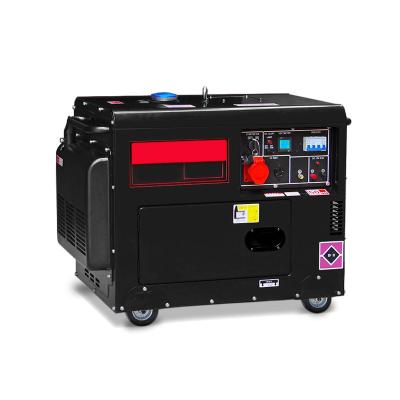 China Silent Type Portable 380V 8 Kw Diesel Generator , Three Phase AC 380V Heavy Duty Diesel Generator For Sale / for sale