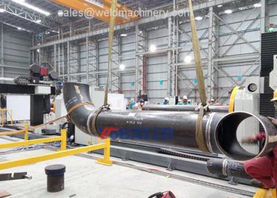 China Automatic Pipe to Flange Fitting-up Machine & Welding Station for sale