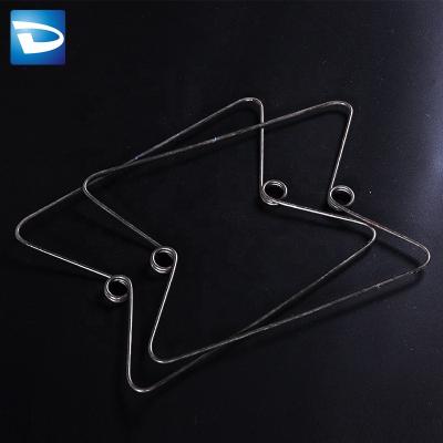 China Coil Double M Shape Metal Butterfly Support Spring For Mattress for sale