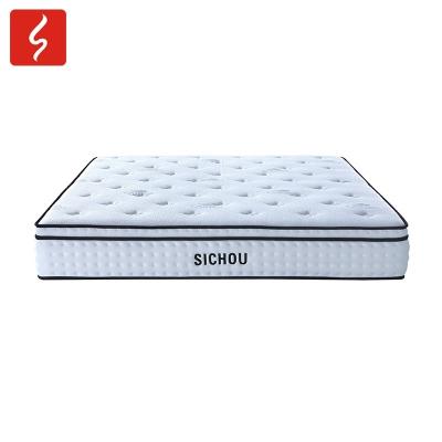 China Foldable Spring Memory Foam Orthopedic High Quality Hybrid Mattresses Bed In A Box For King Size Tilam for sale