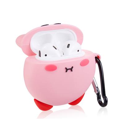 China Cute 3D PVC Case Skillful Workmanship Shockproof Earphone Protect Cover Cap Silicone Earpods Case for sale