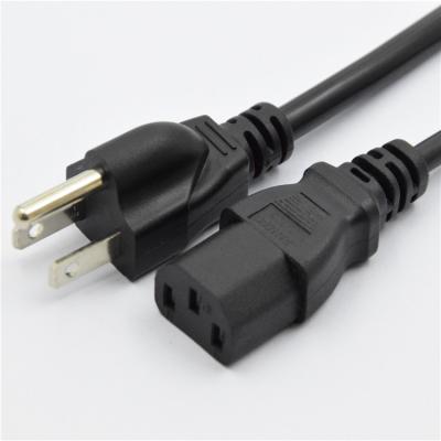 China American Construction Standard Three Plug Suffix Power Cord For C13 End for sale