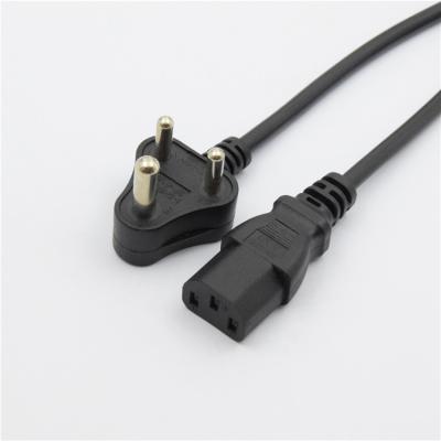 China Home appliance indian three plug suffix power cord steker kabel listrik for computer for sale