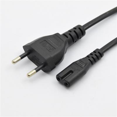 China Home Appliance 250V 2.5A Brazil Two Plug 8 Suffix Power Cord For Brazil for sale