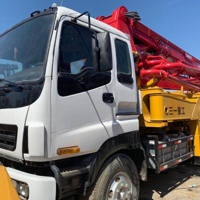 China Construction worksÂ   SANY Concrete Pump Isuzu Chassis Used Concrete Pump for sale