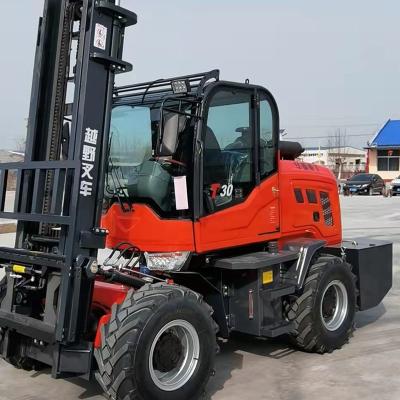 China Hotels 3/3.5 Ton Huaya offroad forklift, forkliftTruck diesel food dimensions sales video energy technical support factory for sale