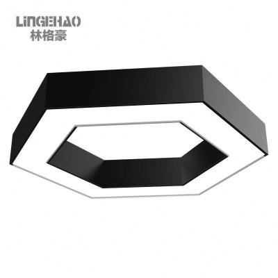 China Hotel/office/living room/dining room CE SAA LED bedroom mount kitchen flush ceiling light led pendant light hexagon for sale