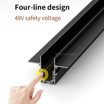 China Modern Magnetic Track System 48V Low Voltage High Lumens LED for sale