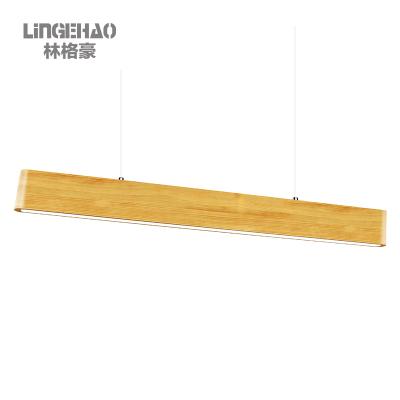 China China Hot Sale Design Wooden Desk Pendant Led Linear Light for sale