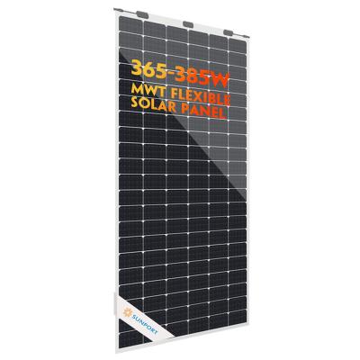 China Solar Power 126 (21x6) Perc Solar Panel Home Sola Flexible Panel Module Sunpor Power Solar Panel System Solar Panels Module for sale