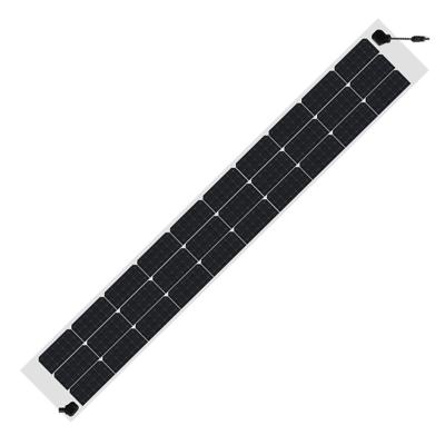 China Back Solar Power S-FLEX 170-180W 6x10 60 Sheet Sunport Batteries (Black/White) Customizable For Low-Load Project MWT Module Flexible Light Solar Panel for sale