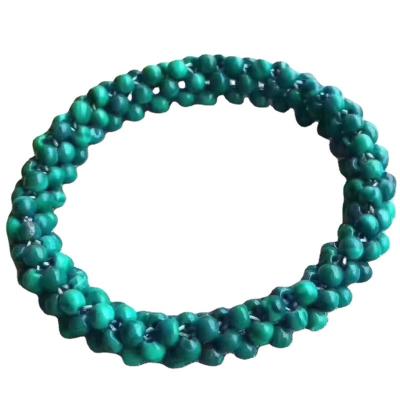 China Wholesale High Quality Handmade Natural Healing Gemstone Beads Small Stretch Crystal Malachite Bracelet For Jewelry Gifts for sale