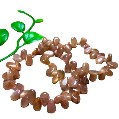 China Wholesale Handmade Natural Healing Raindrop Chips Strech Crystal Sunstone High Quality Gemstone Bracelet For Jewelry Gifts for sale