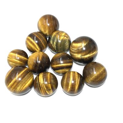 China Wholesale Natural Handmade Healing Balls Crystal Yellow Tiger Eye Gemstone Spheres From Europe For Gifts Home Decoration for sale