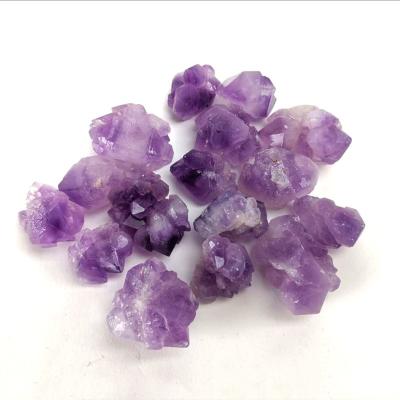 China Wholesale Natural Healing Gemstone Tumble Crystal Amethyst Cluster For DIY Jewelry Home Decoration Raw Gifts From Europe for sale