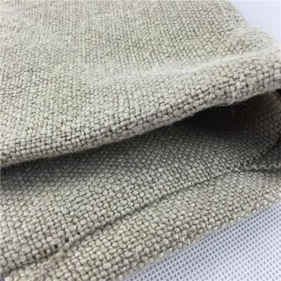 China 100% Breathable Linen Fabric Heavy Weight With Stonewashed For Upholstery Sofa Cover for sale