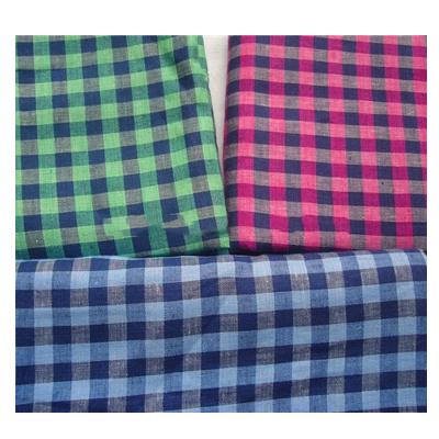 China Heat-Insulation Yarn Dyed Types 100% Pure Linen Fabric Bulk Price for sale