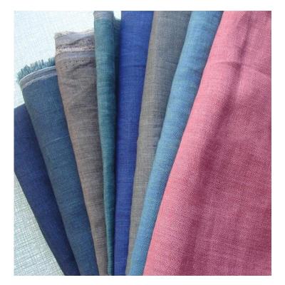 China Pure Linen Heat-insulation Y/D Fabric For Clothing for sale