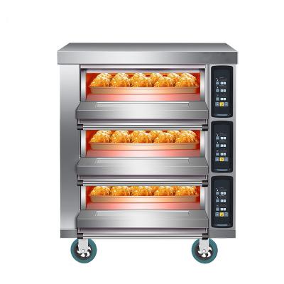 China Timer Function Equipment Commercial Bakery Tools Electric Pizza Baking Oven for sale