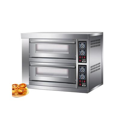 China Function 1 Function 1 Timer Oven Commercial Kitchen Bread Baking Cake Bakery Oven Price 3 Deck 2 Deck 3 Deck Electric Pizza Oven for sale