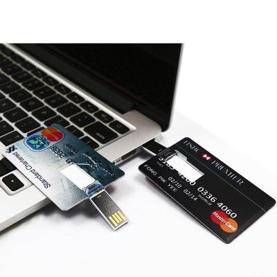 China Alimoto CC01 Flash USB 2.0 Plastic Free Spare Parts 4GB Credit Card Drive Credit Card Drive One Year FCC Ce for sale