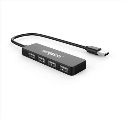 China Mobile Devices 4 .desk Computer In 1 Port HUB 2.0 4 External USB Splitter With Micro USB Charge For Laptop for sale