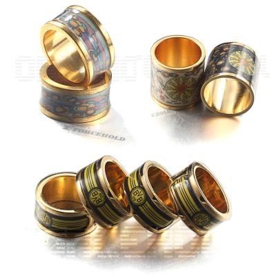 China For Wearing Enamel Printed Patterns Grind Glue Crafts Personalization For Rings Jewelry for sale