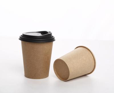 China Wholesale Disposable Coffee Single Wall Paper Cup Disposable Kraft Paper Cup Manufacturer for sale