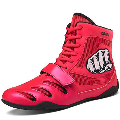 China Eva Professional Men Fashion Boxing Shoes Strong Grip Wrestling Squat Training Boxing Squat Shoes Super Quality for sale