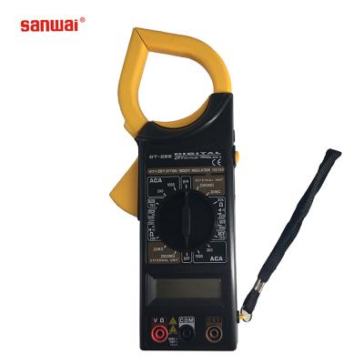 China factory supply professional digital 3 1/2 clamp meter DT266 low price digits 2000 counts with manual DT266 for sale