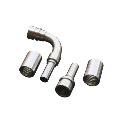 China Special Hot Selling Wear Resistance Accessories Stainless Steel Hydraulic Hose Fittings Crimp for sale