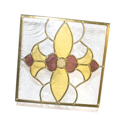 China Sophisticated Appearance Cathedral Patterned Decoration Glass Rolled Glass Glass for sale