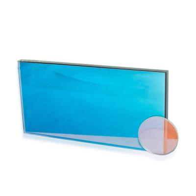 China High Strength Customized Color Filter Lighting Color Lens Dichroic Glass Lens Tempered Customized Glass for sale