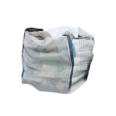 China Large 1m3 1000kg 1500kg Breathable Firewood Mesh Bag For Storage Onion Wood Bulk Firewood Custom Aerated Bulk Packing Bags for sale