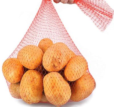 China 100% PE mesh bags factory produce good quality at low price plastic packing bag for fruit for sale