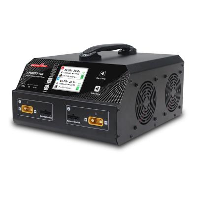 中国 6-14S ドローンのためのダブルチャネル LiPo/LiHVバッテリー充電器 販売のため