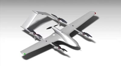 China HX-2580 Verticale start- en landingsdrone met meerdere rotoren Toray 3K koolstofvezel Te koop