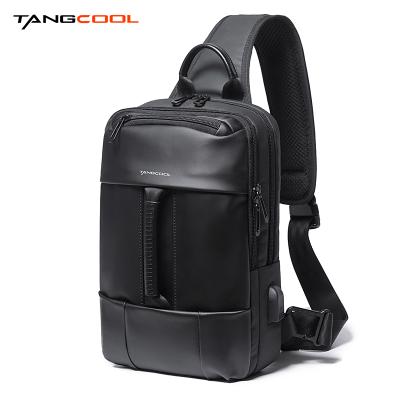 China Small cross 2020 custom made polyester men - korean anti theft tangcool sling bag anti theft mens cross - body for sale