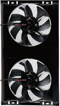 China 14 * 26cm Auto AC condensador ventilador de automóvil AC 80W Compatibilidad se ajusta a la mayoría de los vehículos en venta