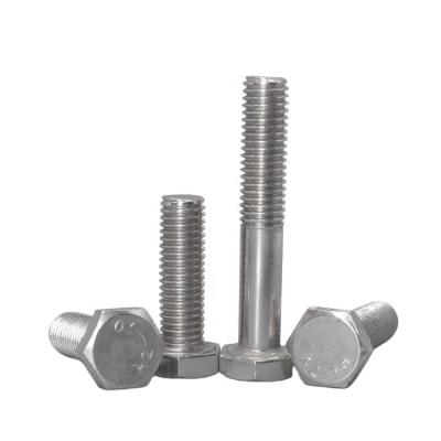 China Stainless steel BULON HAXAGONAL din933 a2 stainless steel acero 70 stock a hex 4-80 bolt for sale