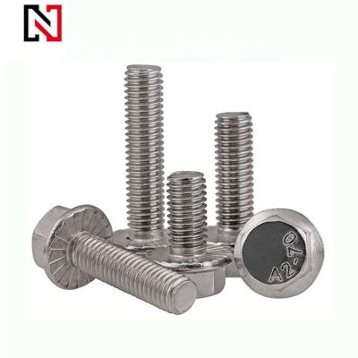 China Stainless steel m14 m19 m21 stainless steel flange bolt for sale