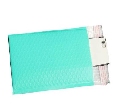 China Custom Printed Bubble Mailer Mint Green Shock Resistance For Padded Envelope for sale