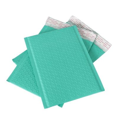 China OEM Eco-friendly Recycle Custom Size 6x10 Inches Teal Green Poly Bubble Mailers Free Sample Self Seal Padded Envelopes for sale