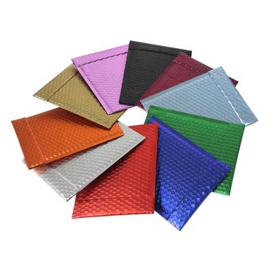 China Customized recycled eco 4x8 /11x5 Inches Small Bubble Mailers Self Seal Hot Pink Padded Envelopes for sale