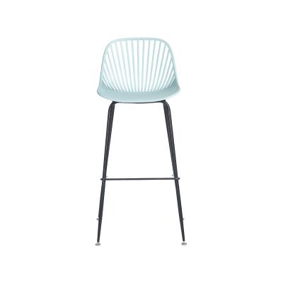 China Other new design suitable for modern dining room creative high quality kitchen cafe chair casual sturdy plastic chair for sale